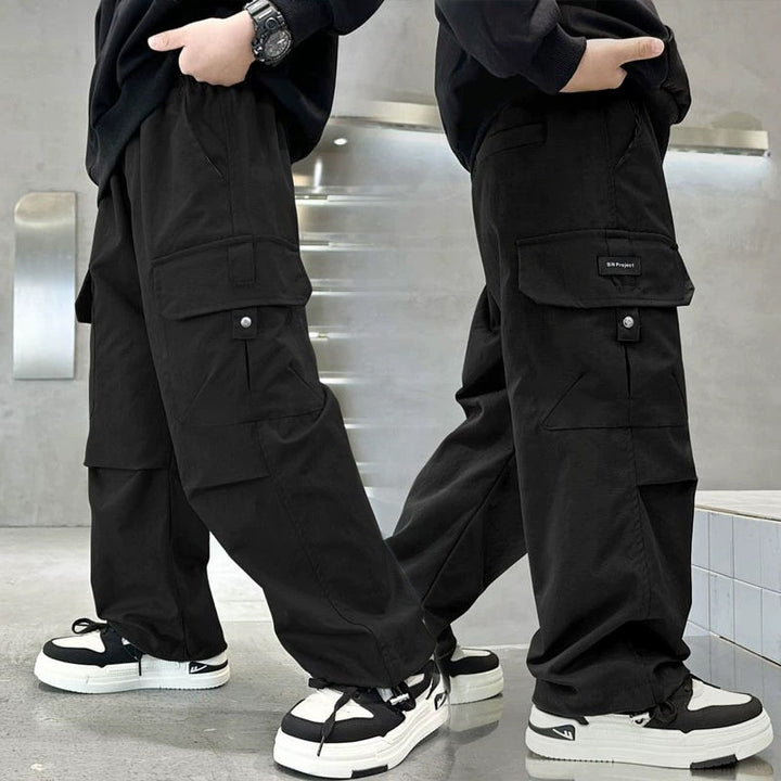 Unisex weite Cargo-Hose mit praktischen Taschen Drune