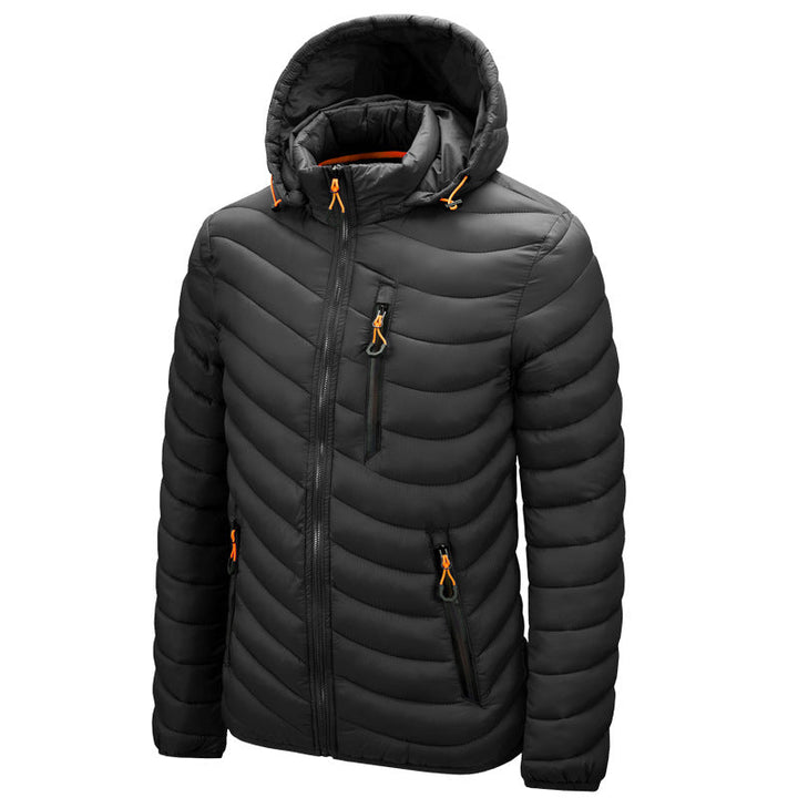 Drune | Gesteppte leichte Herrenjacke mit Kapuze