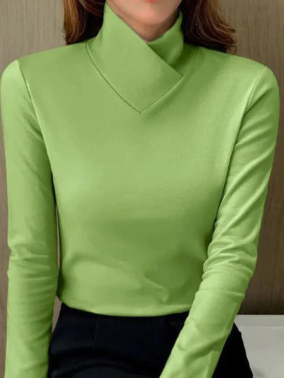 Drune | Elegante Bluse mit Stehkragen