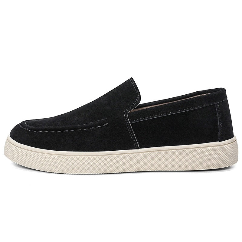 Herren Bequeme Wildleder Slipper Drune