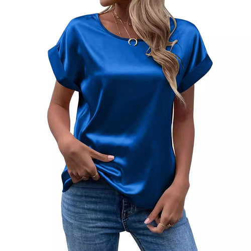 Damen Satinbluse Drune