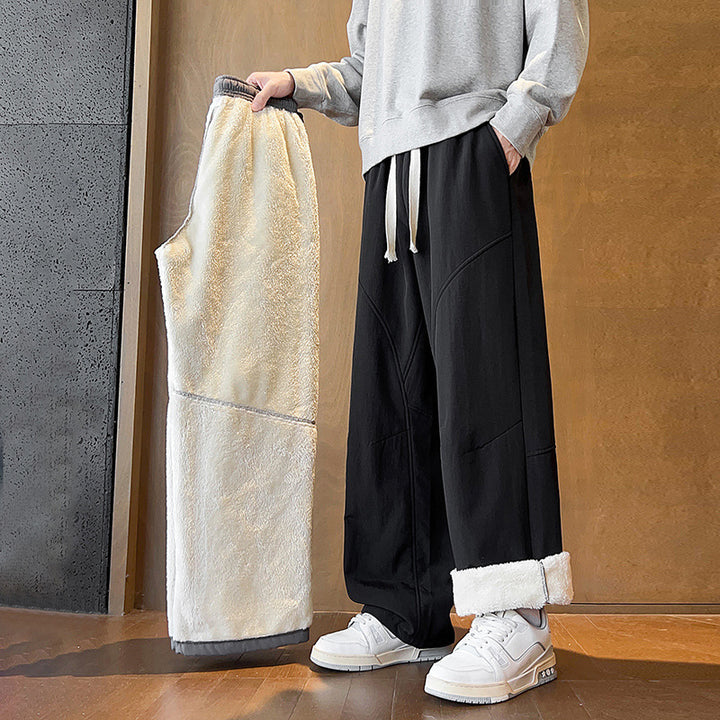 Unisex Plüschige Relaxed Fit Freizeithose