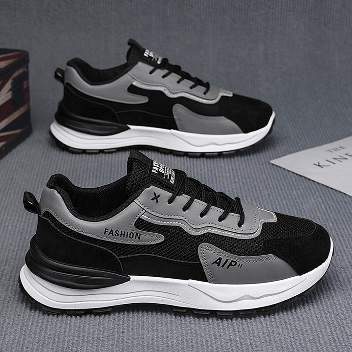Herren Athletisch-inspirierte Plateau-Sneaker mit atmungsaktivem Mesh und griffiger Trailsohle Drune