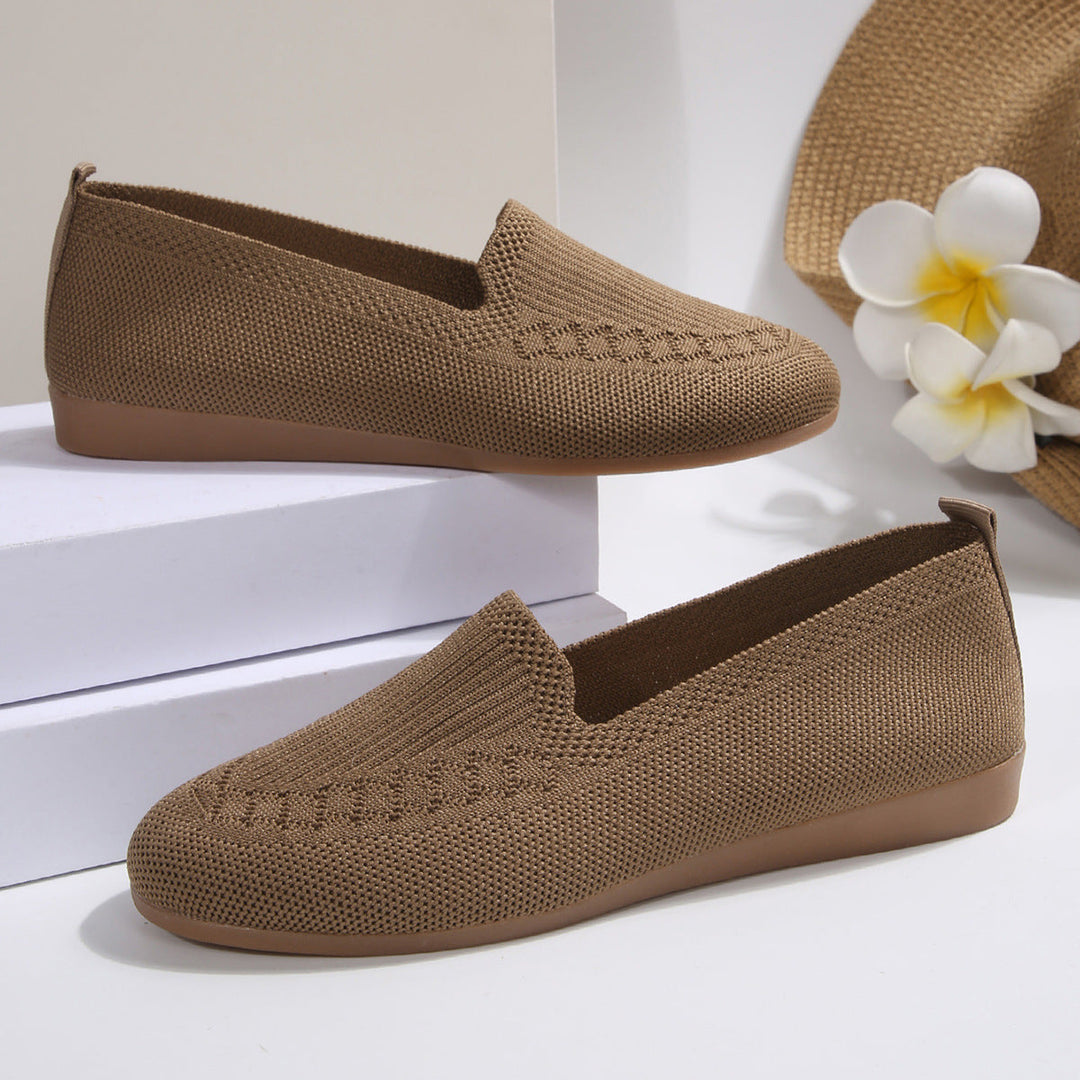 Damen Atmungsaktive Slip-On Ballerinas mit flexiblem Design Drune