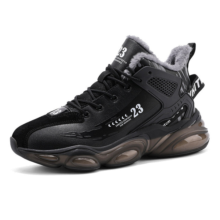 Herren Gefütterte Chunky-Sneaker mit sichtbarer Luftkissen-Zwischensohle und Teddyfutter Drune