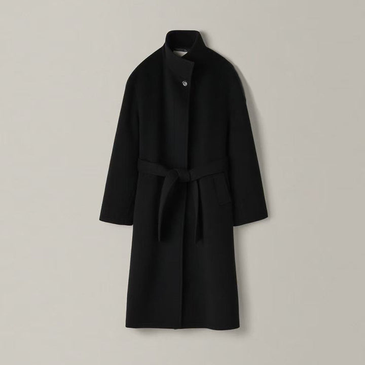Damen eleganter und oversize Wollmantel Drune
