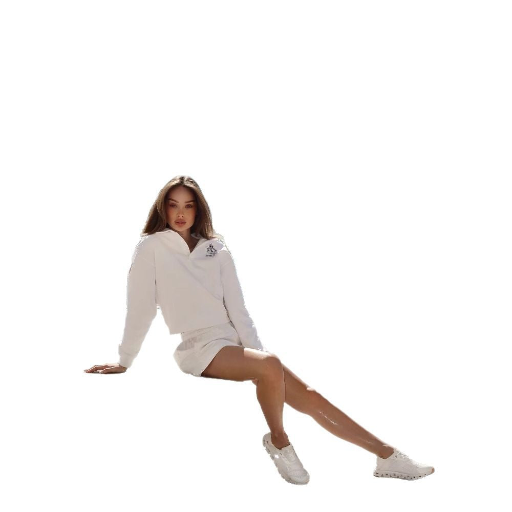 Damen modischer Kapuzenpullover mit sportlichem Kragen und bequemem Schnitt Drune