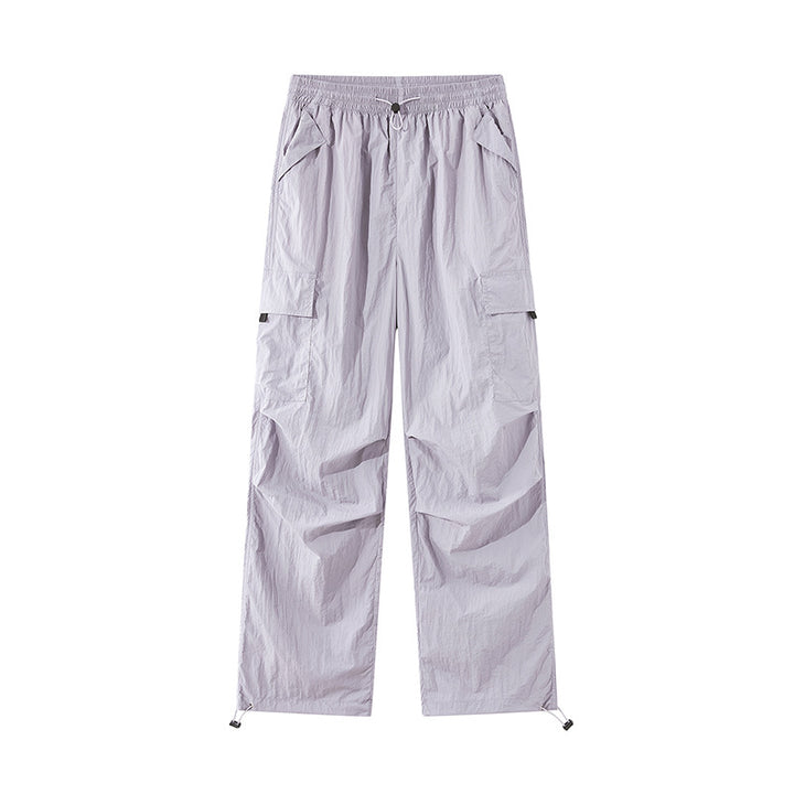 Unisex Leichte technische Cargo-Hose mit Kordelzug und verstellbarem Saum Drune
