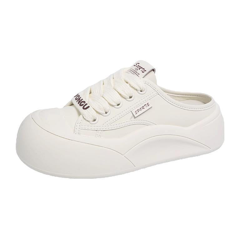 Damen Sportliche Plateausneaker mit elastischen Schnürsenkeln und luftigem Obermaterial Drune