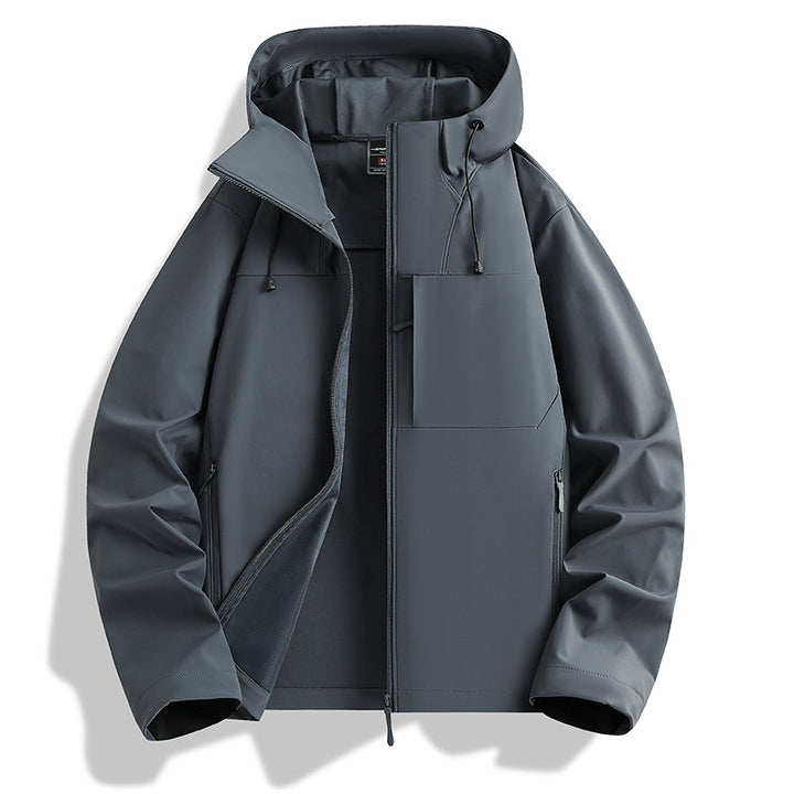 Herren Leichte und wasserdichte Outdoor-Jacke Drune