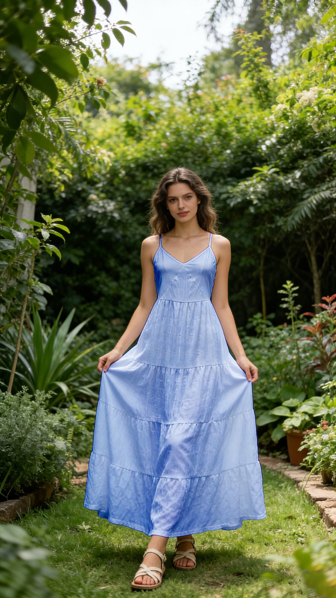 Damen Sommerkleid Drune