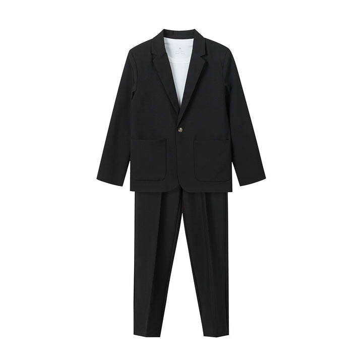 Damen Zweiteiliges Oversize-Blazer- und konisch geschnittene Anzughose-Set Drune