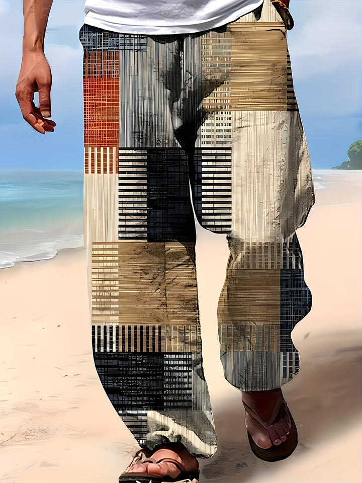 Herren Trendige Freizeithose mit einzigartigem Grafikdesign Drune