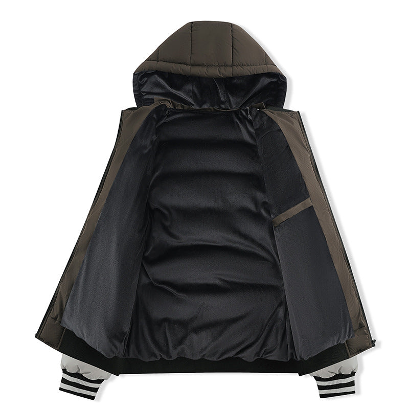 Herren Sportliche Steppjacke mit hohem Kragen und Reflektierenden Details Drune