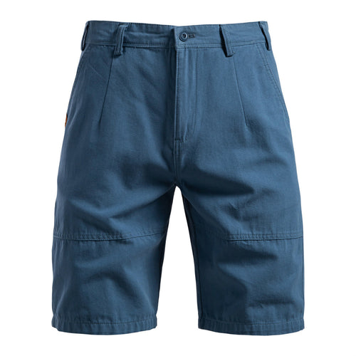 Herren nan robuste Baumwoll-Twill-Bermudahose mit verstärkten Knieeinsätzen und entspannter Passform Drune