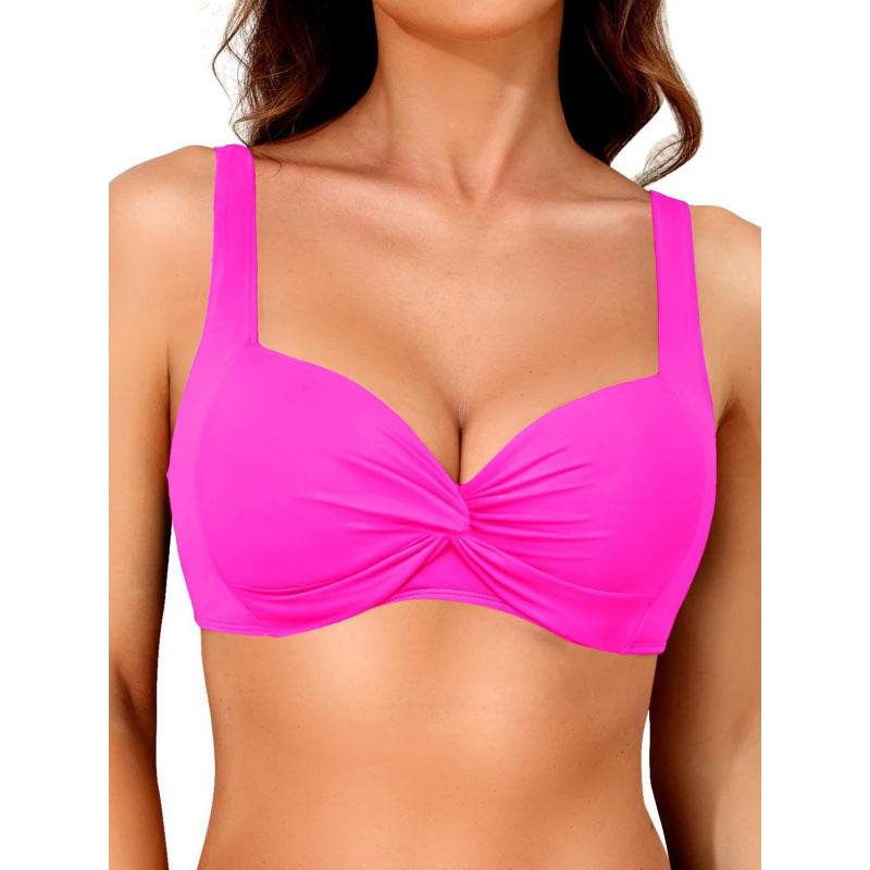 Damen Sportliches Bikinioberteil mit Twisted-Design Drune