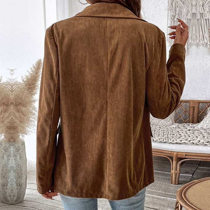 Damen Eleganter Cordblazer Drune
