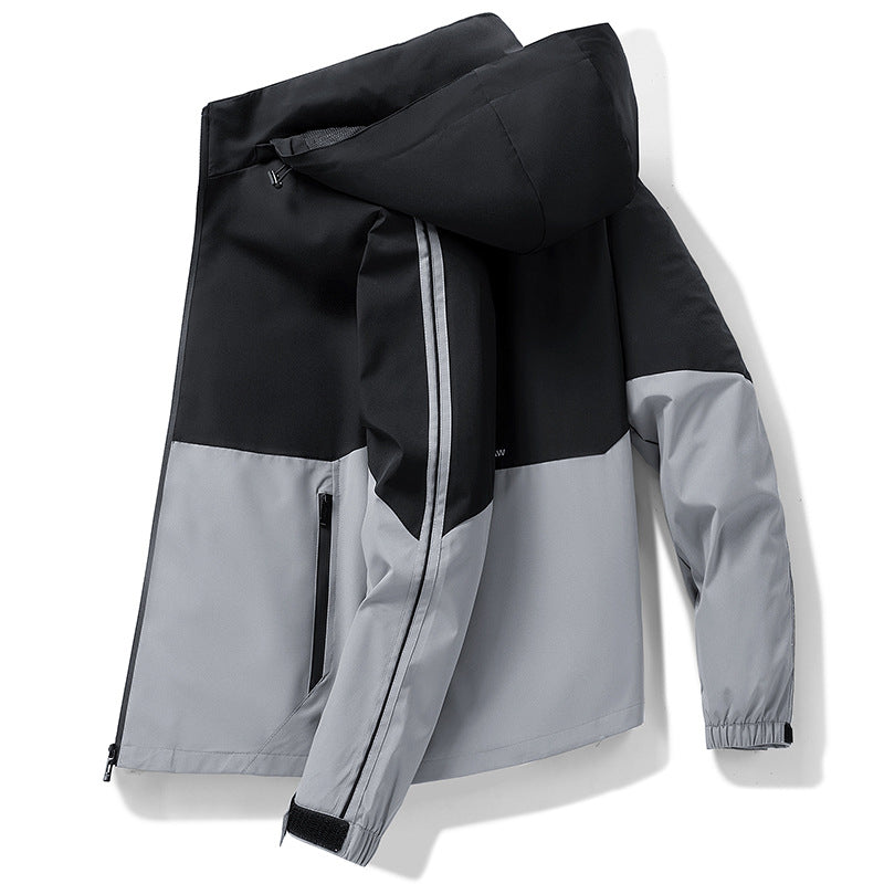 Herren Modernes Outdoor-Jacke Drune