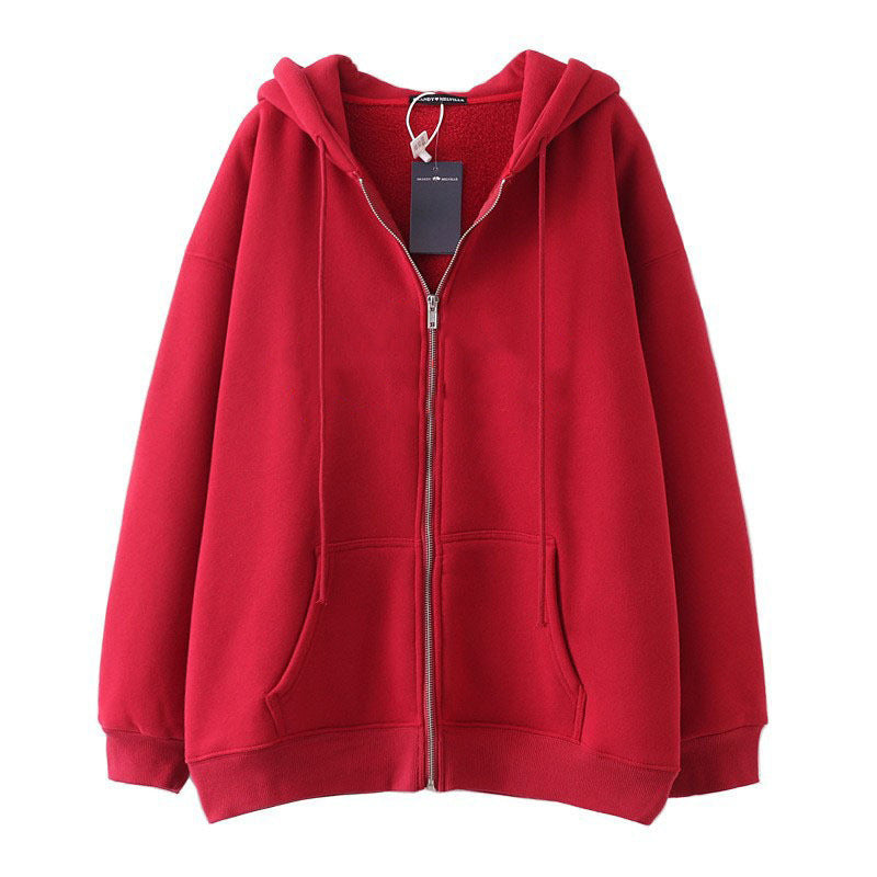 Damen Kapuzenjacke im oversized Schnitt mit praktischen Taschen Drune