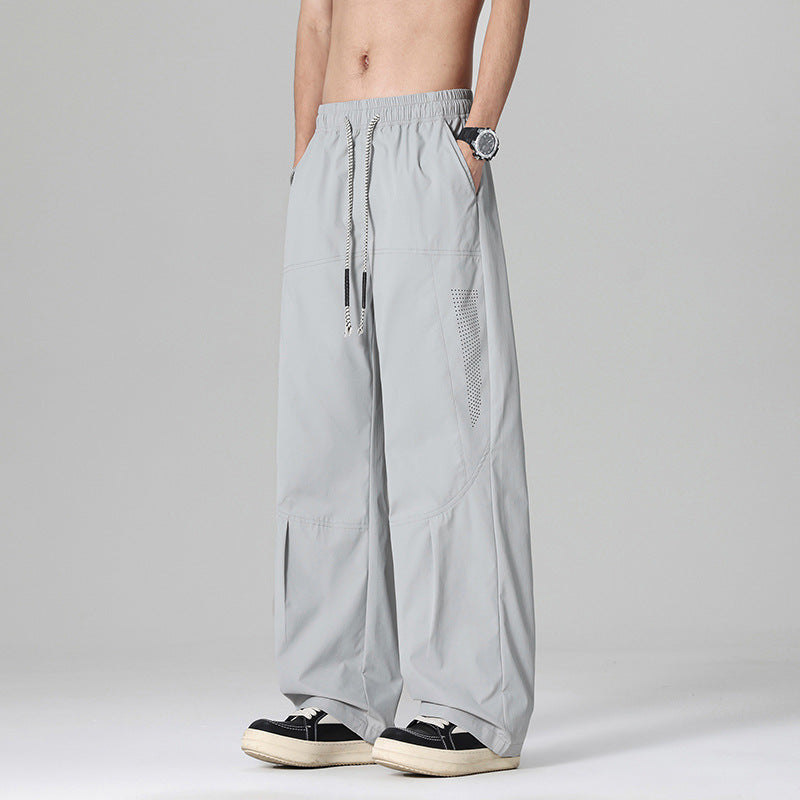 Herren Sportliche Weitgeschnittene Freizeit-Hose