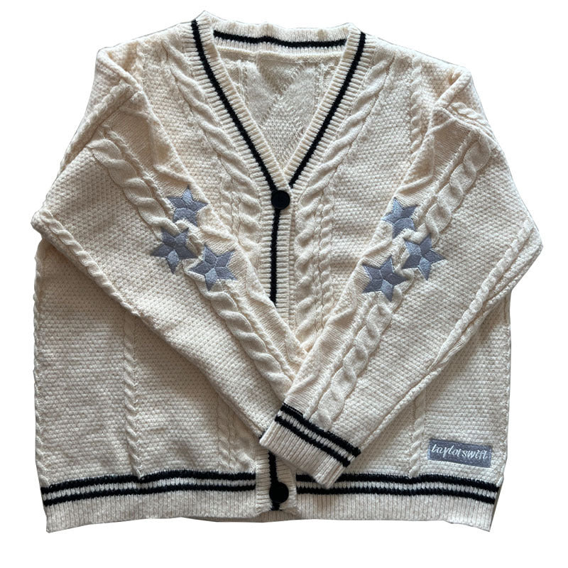 Damen gestrickte Oversize Cardigan Drune