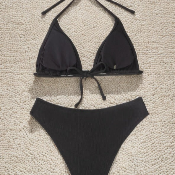 Damen Triangel-Bikini mit eleganter Schnittführung und verstellbaren Trägern Drune