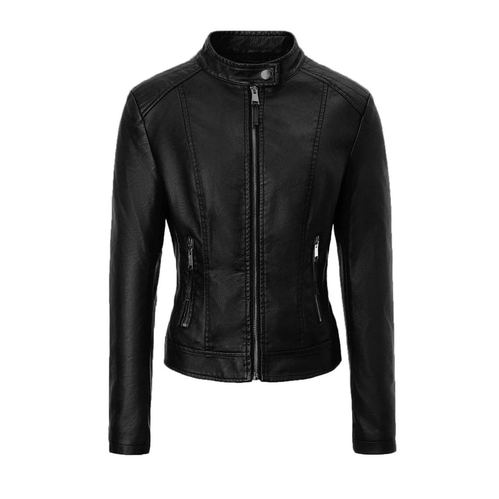 Damen Moderne Lackjacke Drune