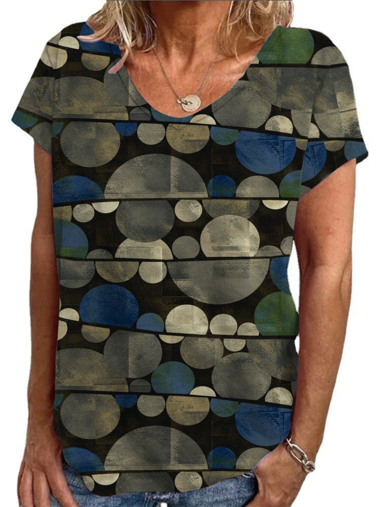 Damen Lockere Bluse mit buntem Paisleymuster Drune