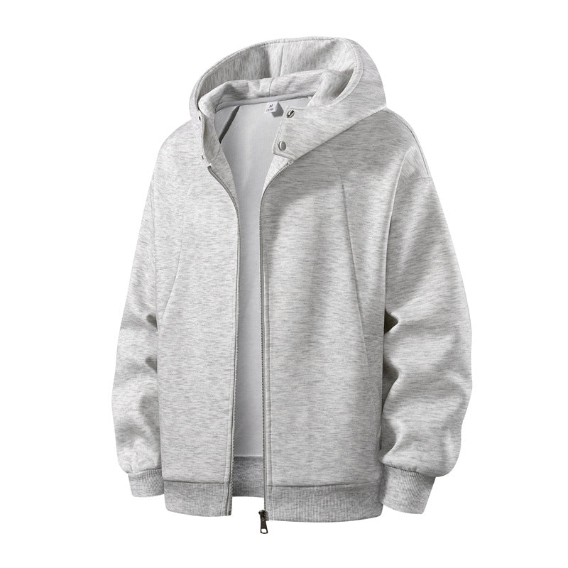 Herren Sportlicher Hoodie mit durchgehendem Reißverschluss