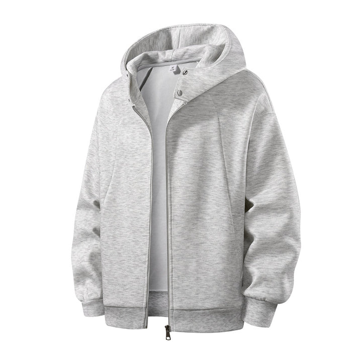 Herren Sportlicher Hoodie mit durchgehendem Reißverschluss