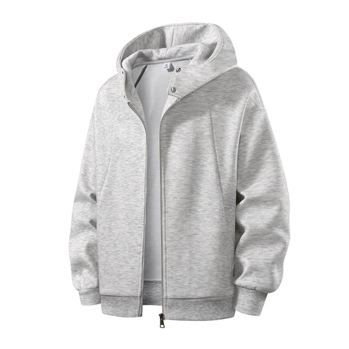 Herren Sportlicher Hoodie mit durchgehendem Reißverschluss