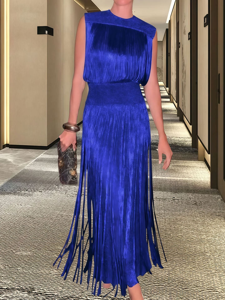 Damen Elegantes Abendkleid mit schwingendem Saum Drune