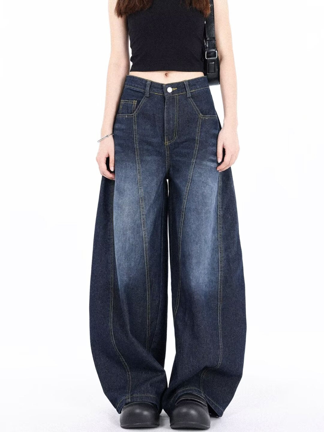 Damen Tragbare und modische Chino-Jeans Drune