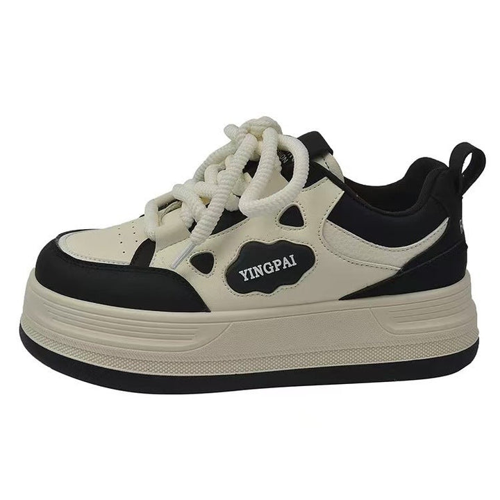 Damen Schnürsneaker mit modernen Design-Elementen und dämpfender Sohle Drune