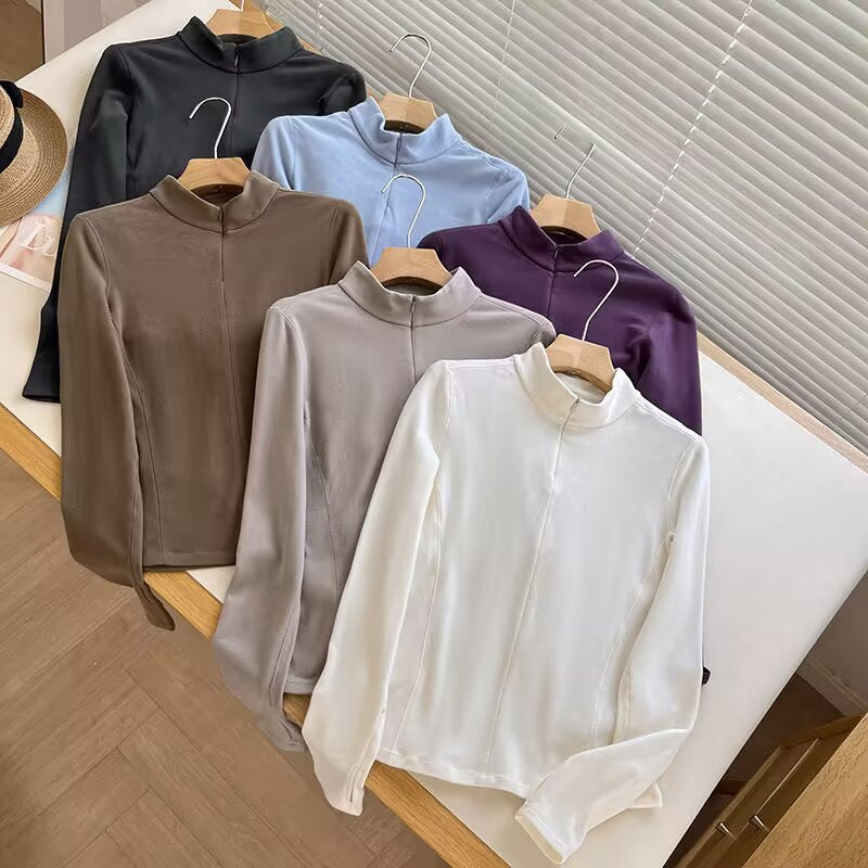 Damen Sportliches Langarmshirt mit innovativer Schnittführung Drune
