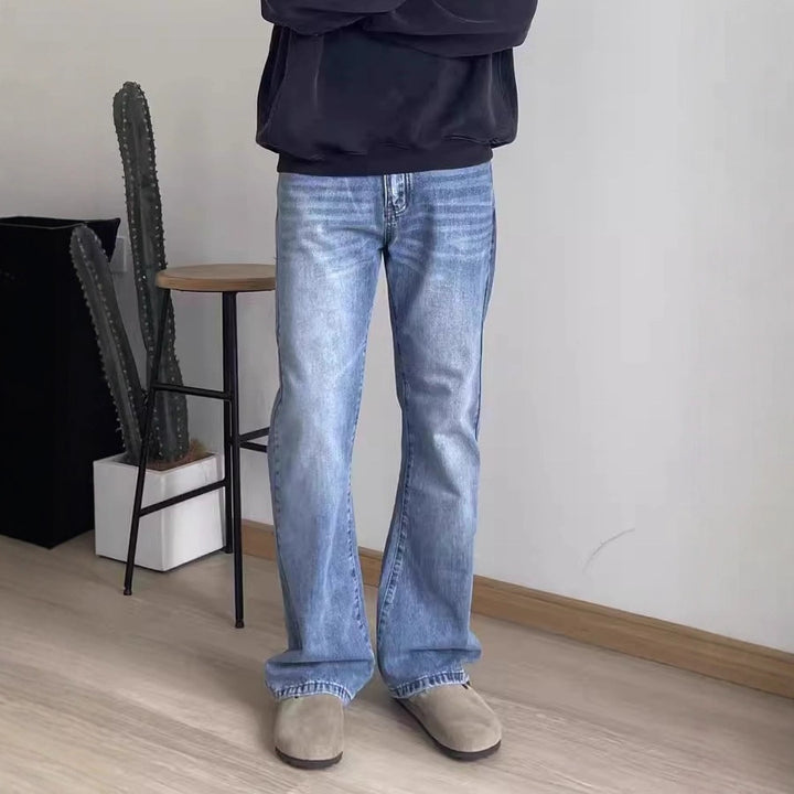 Herren Modische Flared Jeans Drune