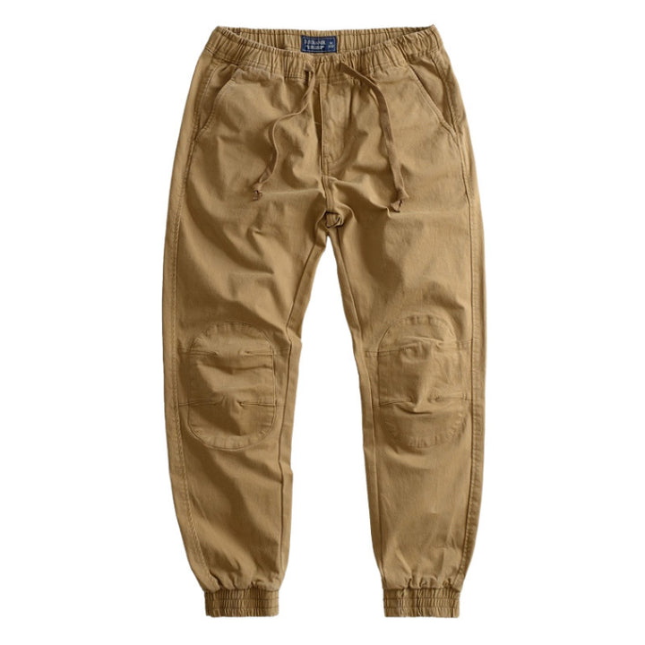 Herren Cargo-Hose mit elastischem Bund, praktischen Taschen und verstärkten Knien Drune