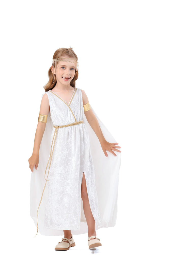 Damen mythologisches Kostümkleid mit fließendem Umhang Drune