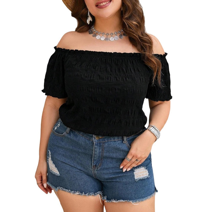 Damen Off-Shoulder Bluse Drune