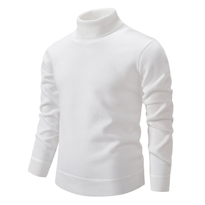 Herren schicker Rollkragenpullover aus hochwertiger Baumwolle Drune