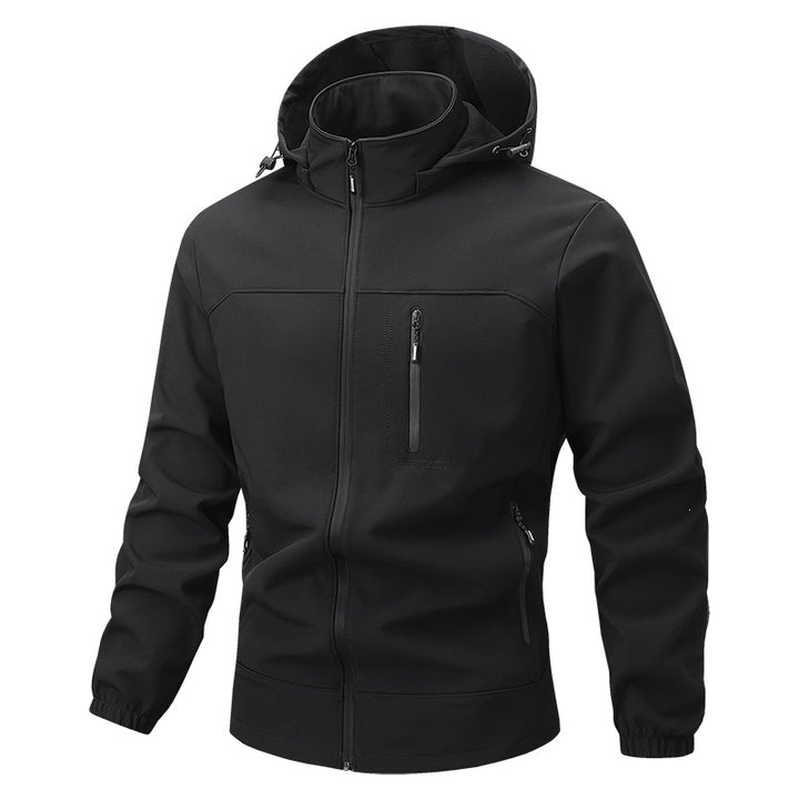 Herren Funktionale Sportjacke mit Kapuze und Jogginghose Drune