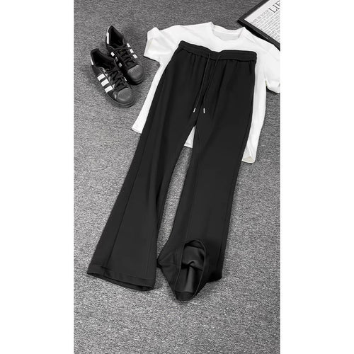 Damen Bequeme und elegante Flared Lounge-Hose Drune