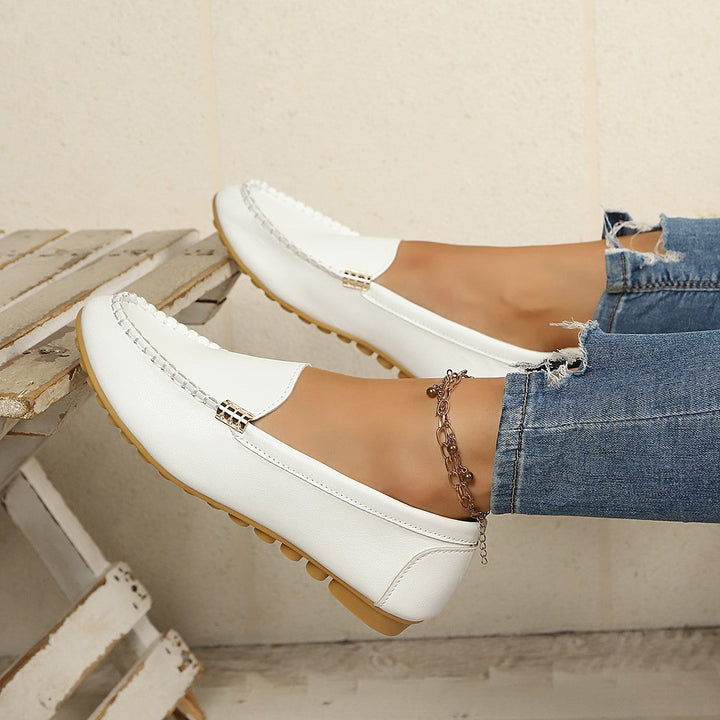 Damen Mokassins mit stilvollem dekorativem Design Drune
