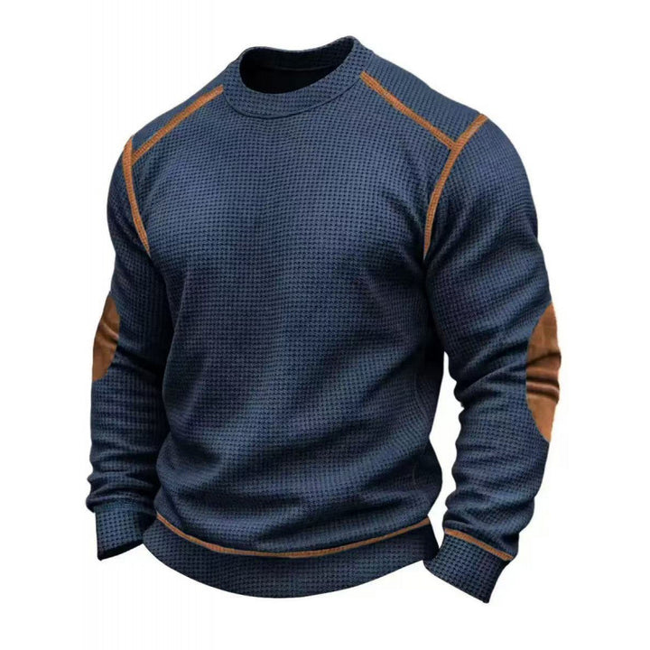 Herren Modischer Langarmpullover mit strukturiertem Design Drune