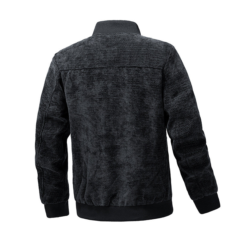 Herren Stylische und lässige Fleecejacke Drune