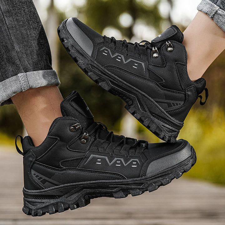 Damen Mid-Cut Geländewanderstiefel mit D‑Ring‑Schnürung, verstärktem Zehenschutz und griffiger Mehrzonen‑Trailsohle Drune