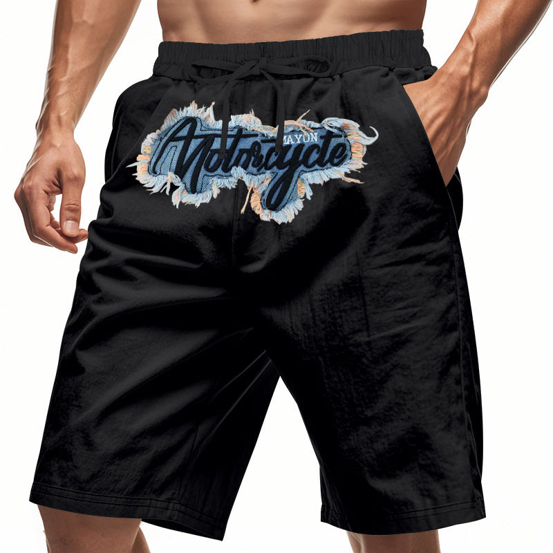 Herren Bequeme Freizeit-Badeshorts mit verstellbarem Bund und praktischen Seitentaschen Drune
