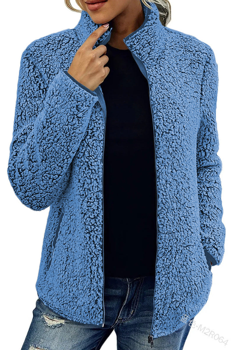 Damen Fleecejacke mit hohem Kragen und weichem Touch Drune