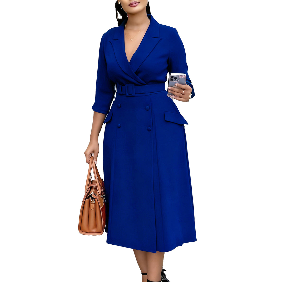 Damen Blazer Kleid mit tailliertem Schnitt und eleganten Details Drune