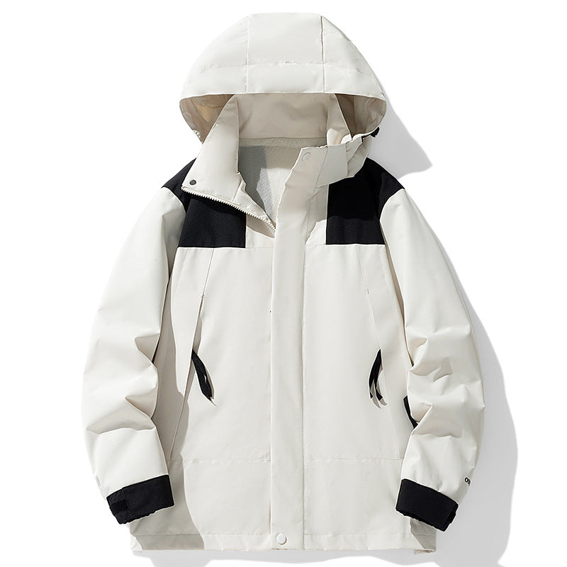 Damen Wasserabweisende Übergangsjacke mit verstellbarer Kapuze Drune